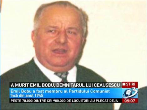 A murit Emil Bobu, demnitarul lui Ceauşescu