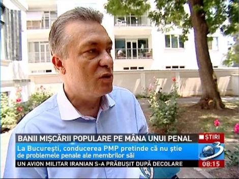 Banii Mişcării Populare pe mâna unui penal