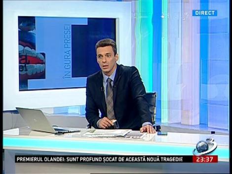 Badea, despre tragedia aviatică de la graniţa Ucrainei cu Rusia: &Icirc;ntrebarea este cine să fi făcut aşa ceva şi desigur, de ce?