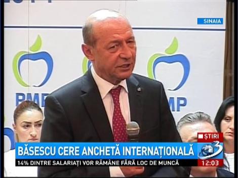 Traian Băsescu cere anchetă internaţională în cazul avionului doborât în Ucraina