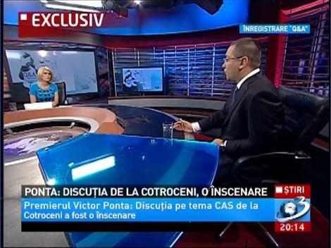 Ponta: Discuția de la Cotroceni, o &icirc;nscenare