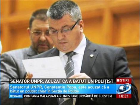 Senator UNPR, acuzat că a bătut un polițist