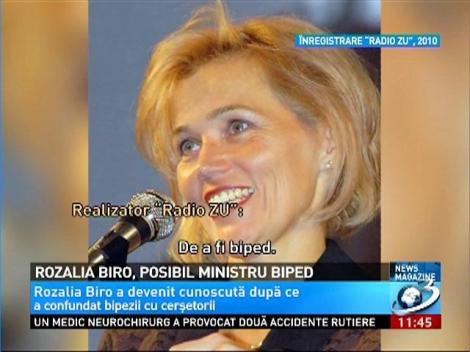 Rozalia Biro, posibil ministru biped