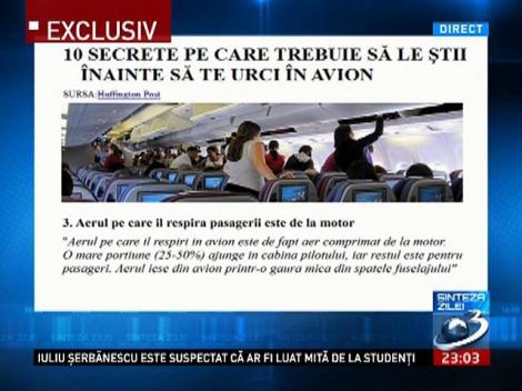 10 secrete pe care trebuie să le știi înainte de a te urca în avion
