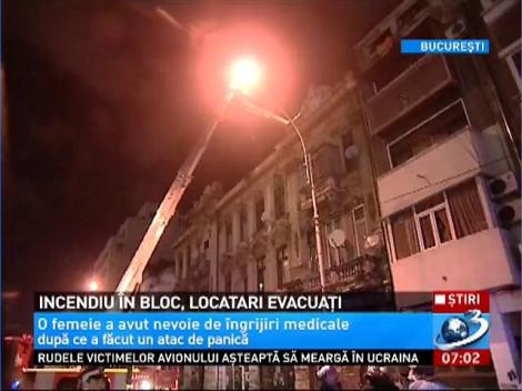 INCENDIU pe Splaiul Independenţei din Capitală