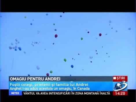 Omagiu pentru rom&acirc;nul mort &icirc;n catastrofa aviatică din Ucraina. Zeci de oameni au venit pentru a prezenta condoleanţe familiei