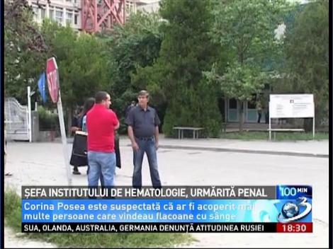 Şefa institutului de hematologie, urmărită penal pentru tăinure şi favorizarea infractorului