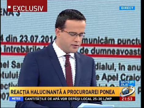 Sinteza Zilei: Răzvan Savaliuc, despre reacţia procuroarei Ponea