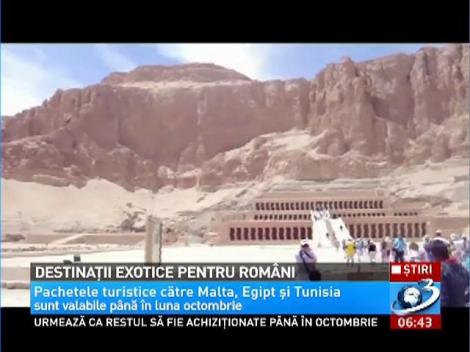 Destinaţii exotice pentru rom&acirc;ni