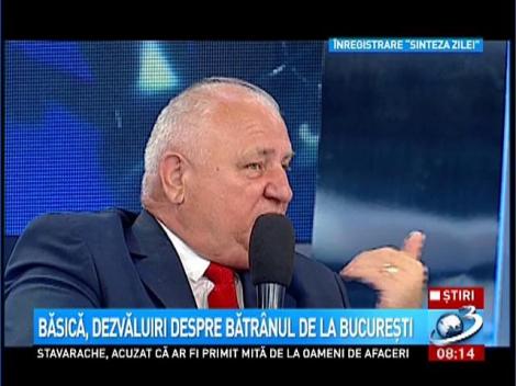Băsică, dezvăluiri despre bătrânul de la Bucureşti
