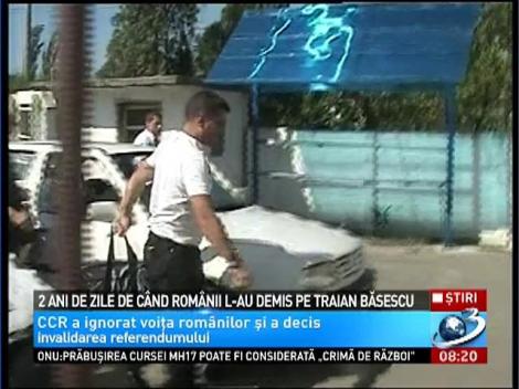 2 ani de zile de când românii l-au demis pe Traian Băsescu