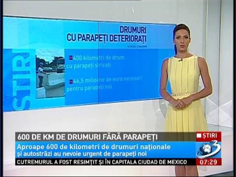 Cât va cheltui CNADNR pentru înlocuirea parapeţilor