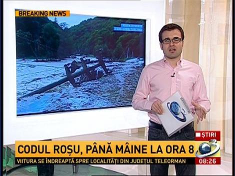 Imagini cu inundaţiile primite de la telespectatorii Antena 3