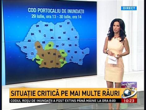 COD ROŞU de inundaţii! Situaţie critică pe mai multe r&acirc;uri