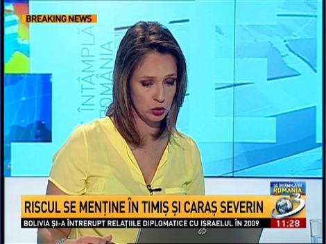 Cod roşu de inundaţii, prelungit pentru 2 judeţe