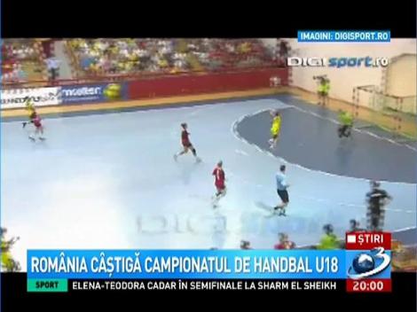 România câștigă campionatul de handbal U18