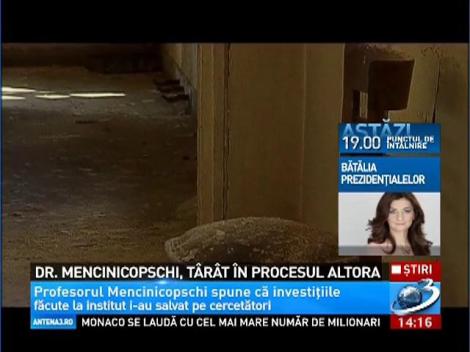 Doctorul Mencinicopschi, t&acirc;r&acirc;t &icirc;n procesul altora