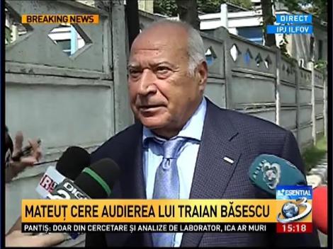 Dan Voiculescu: Nu cred că îl vor audia pe Traian Băsescu. Nu a fost chemat nici în dosarul fratelui său