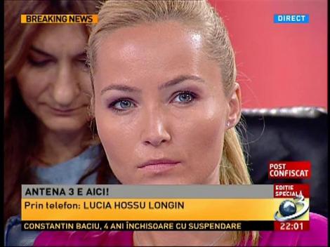 Lucia Hossu Longin: Totul este doar o &icirc;nscenare