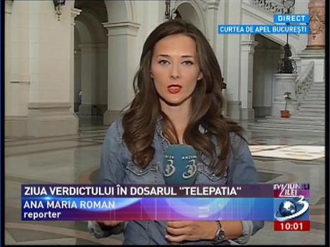 Ziua verdictului &icirc;n dosarul "Telepatia"