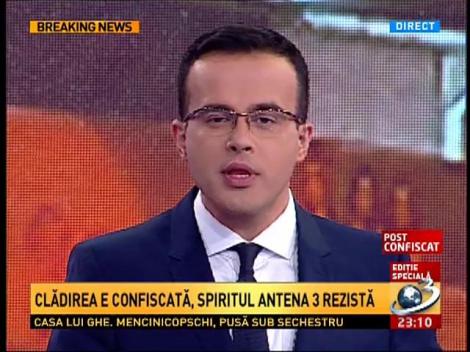 Mihai Gâdea: Dacă mâine dimineaţă pe sediu va scrie CONFISCAT, noi vom transmite din stradă