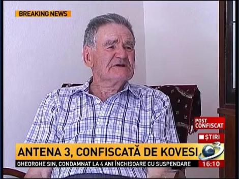 Moş Verbiţă, veteranul de război care le-a ţinut piept procurorilor DNA, în 2012, este alături de Antena 3