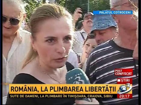 Jurnaliştii Antena 3 prezenţi la "Plimbarea Libertăţii"