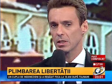 Jurnaliştii Antena 3 ies la plimbare, la ora 17:00, în zona Palatului Cotroceni