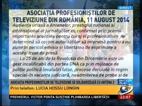 Lucia Hossu Longin: Din decembrie, frica să nu mai fie emblema României