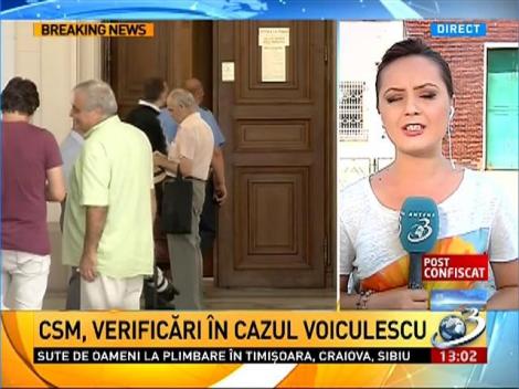 CSM, verificări în cazul Voiculescu