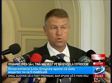 Iohannis vrea să-l ţină mai mult pe Băsescu la Cotroceni