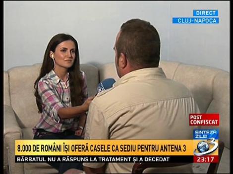 8.000 de români îşi oferă casele ca sediu pentru Antena 3