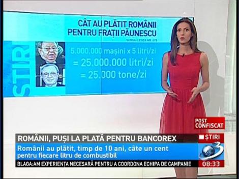 Românii, puşi la plată pentru Bancorex