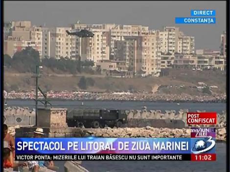 Ceremonii spectaculoase pe litoral de Ziua Marinei