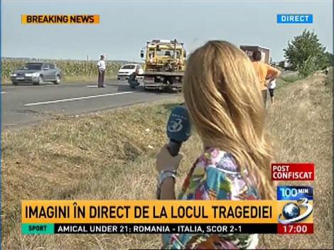 Imagini de la locul tragediei de Sfânta Maria. Şase oameni MORŢI în accident