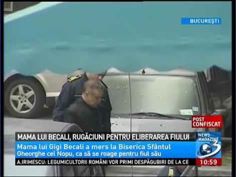 Mama lui Gigi Becali, rugăciuni pentru eliberarea fiului