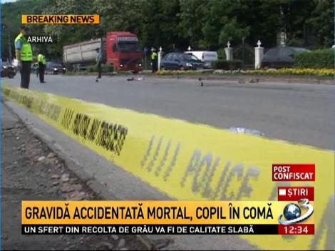 O femeie &icirc;nsărcinată A MURIT &icirc;n urma unui accident rutier grav