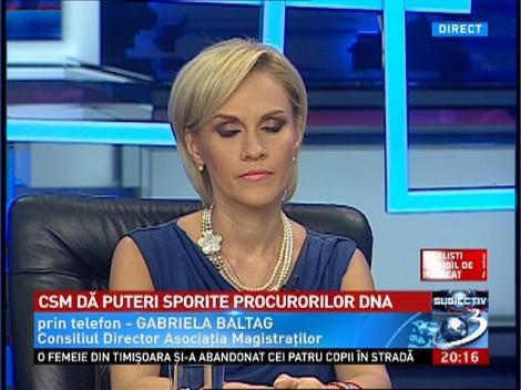 Subiectiv: CSM dă puteri sporite procurorilor DNA