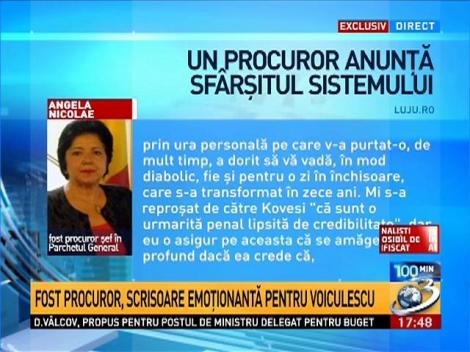 100 de Minute: Fost procuror, scrisoare emoţionată pentru Dan Voiculescu