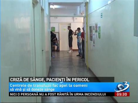 Criză de s&acirc;nge &icirc;n spitalele din judeţul Iaşi