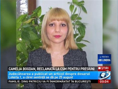 Judecătoarea Camelia Bogdan pune presiune pe magistraţii din dosarul Loteria