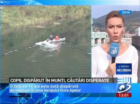 A fost reluată căutarea fetei de 14 ani care a dispărut &icirc;n munţii Retezat