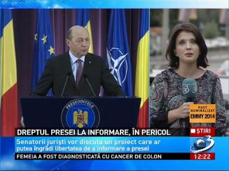 Dreptul presei la informare, &Icirc;N PERICOL