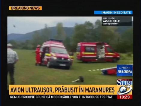 Pilotul avionul care s-a prăbușit &icirc;n Maramureș a decedat