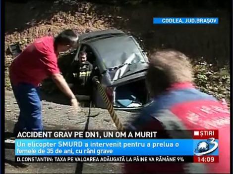 Accident rutier GRAV pe DN1. O persoană a murit