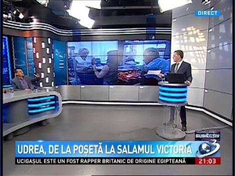 Subiectiv: Udrea, de la poşetă la salamul Victoria