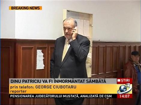 Dinu Patriciu va fi &icirc;nmorm&acirc;ntat s&acirc;mbătă, la cimitirul Bellu.