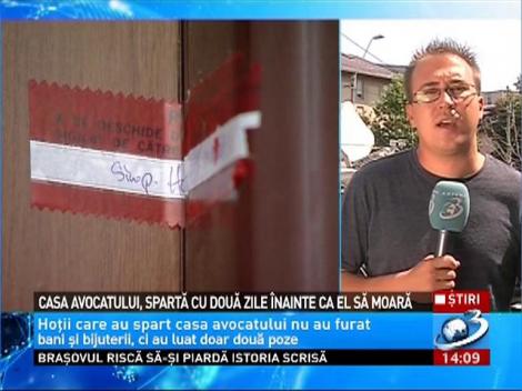 nformaţii noi &icirc;n cazul avocatului găsit &icirc;mpuşcat. Apartamentul lui fusese spart cu două zile &icirc;nainte