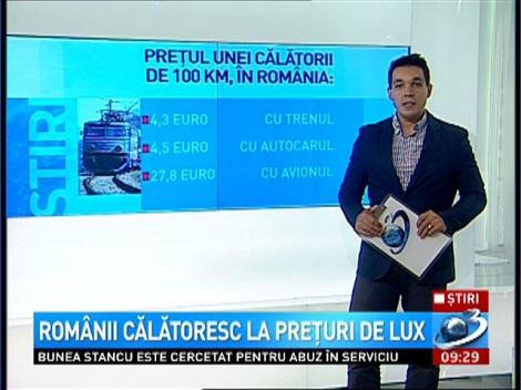 Rom&acirc;nii călătoresc la preţuri de lux