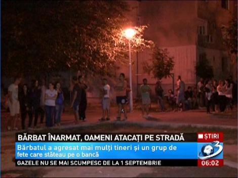 Teroare &icirc;n Craiova. Un bărbat scăpat de la Spitalul de Neuropsihiatrie a &icirc;nceput să atace oamenii pe stradă, cu un cuţit